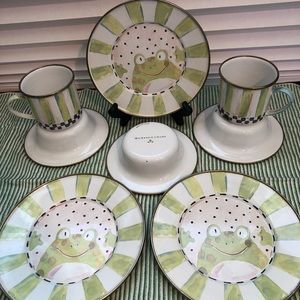 Ret. Mackenzie Children’s Enamelware Set, EUC